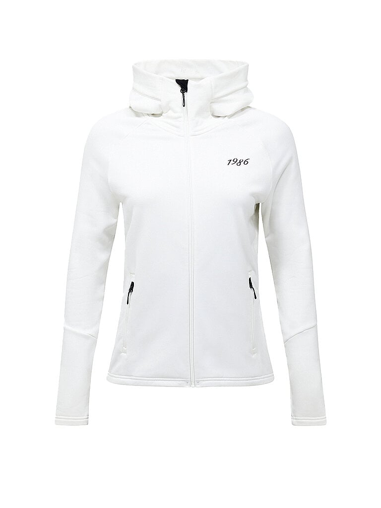PEAK PERFORMANCE Damen Kapuzenpullover Rider Zip Hood weiss | XS